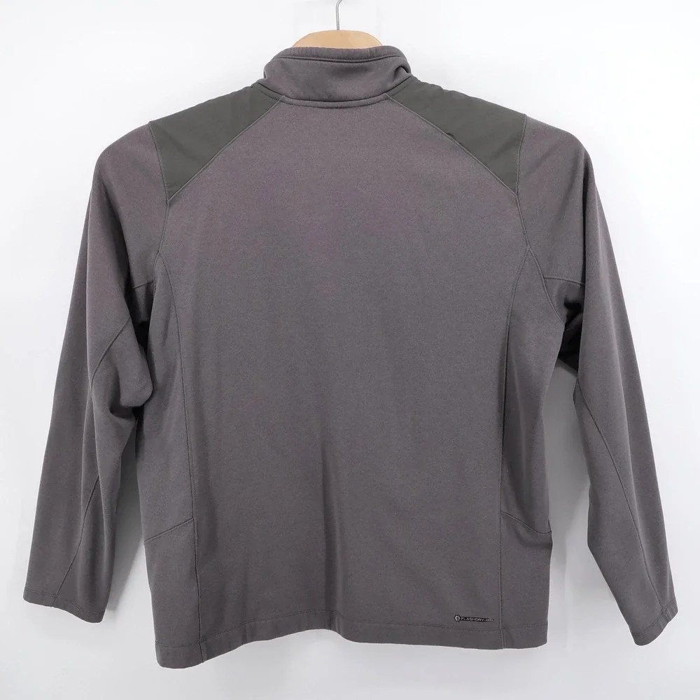 The North Face FlashDry-XD 1/2 zip Pullover Grey Long Sleeve Mens Large